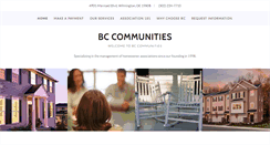 Desktop Screenshot of bccommunities.org