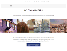 Tablet Screenshot of bccommunities.org
